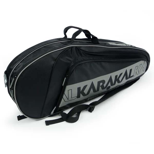 Karakal Pro Tour Match 2.2 Racket Bag (Black/Grey) (2025)