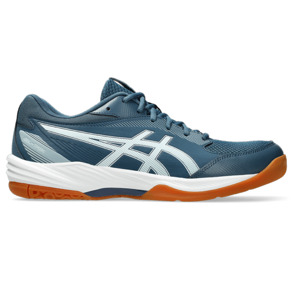 Asics Mens Gel-Task 4 Indoor Court Shoe (Vintage Indigo/White) - Size 10.5 UK