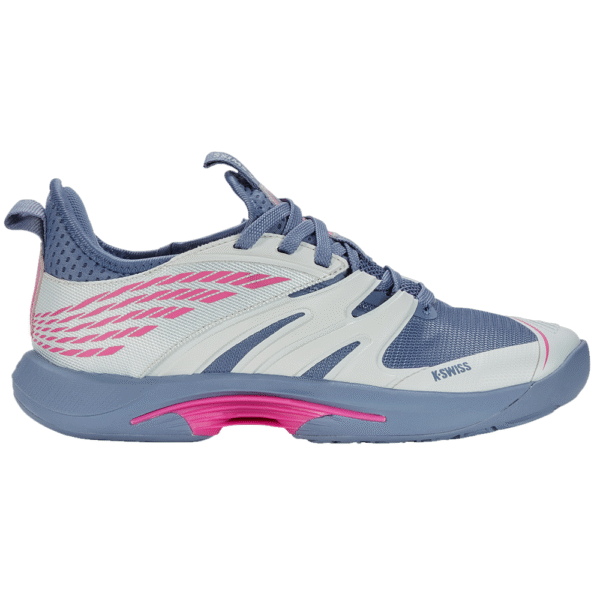 K-Swiss Womens SpeedTrac All Court Shoe (Blue Blush/Infinity/Carmine Rose) - Size 5.5 UK