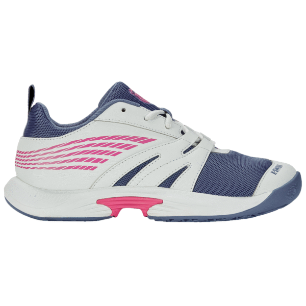 K-Swiss Junior SpeedTrac All Court Shoe (Blue Blush/Blue Blizzard/Carmine Rose) - Size 4 UK