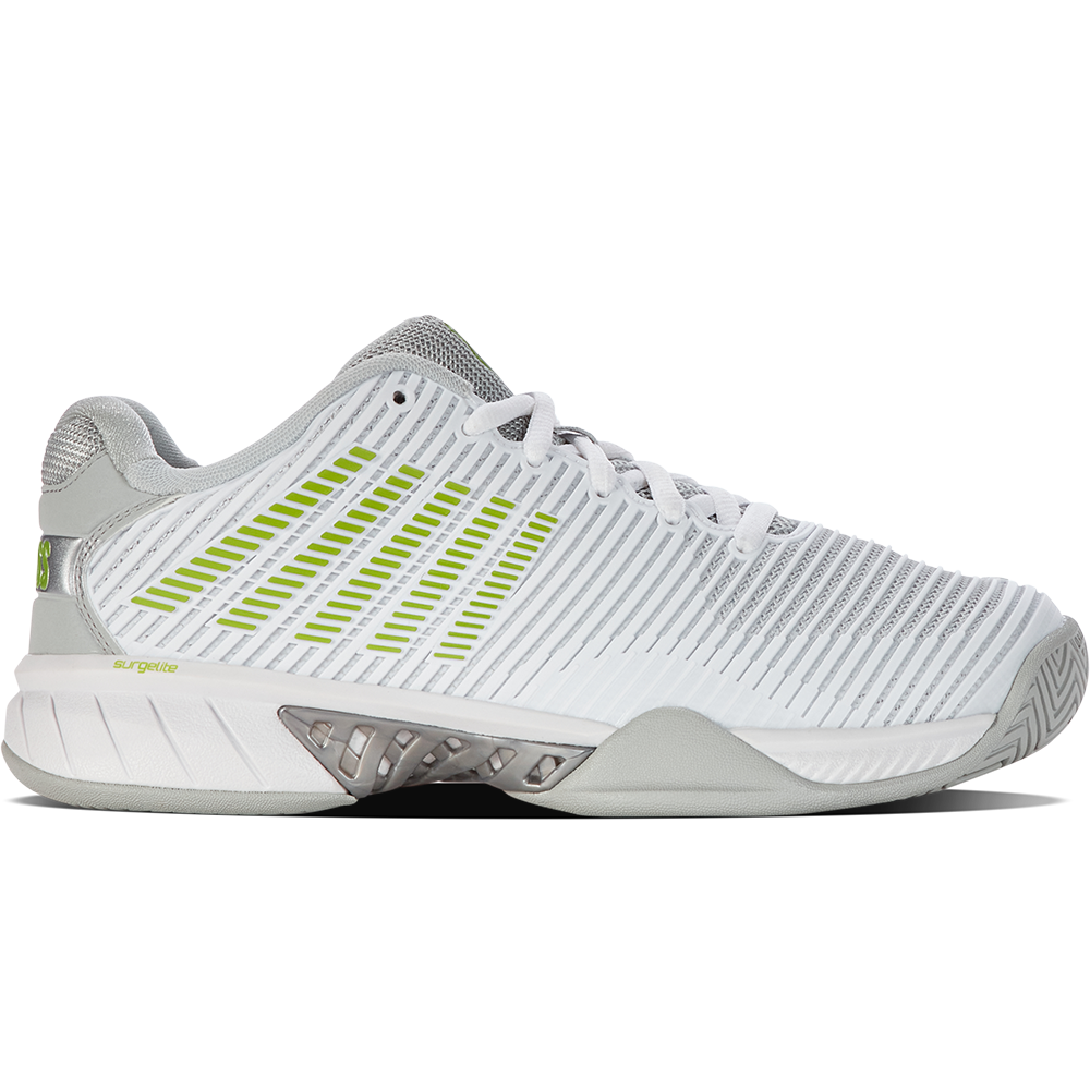 K-Swiss Womens Hypercourt Express 2 All Court Shoe (Grey Violet/White/Lime Green) - Size 4.5 UK