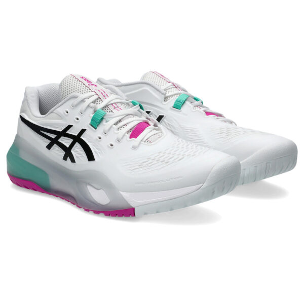 Asics Mens Gel-Resolution X All Court Shoe (White/Aurora Green) 2026