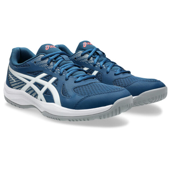 Asics Mens Upcourt 6 Indoor Shoe (Mako Blue/White) 2025  - Size: 9.5 UK