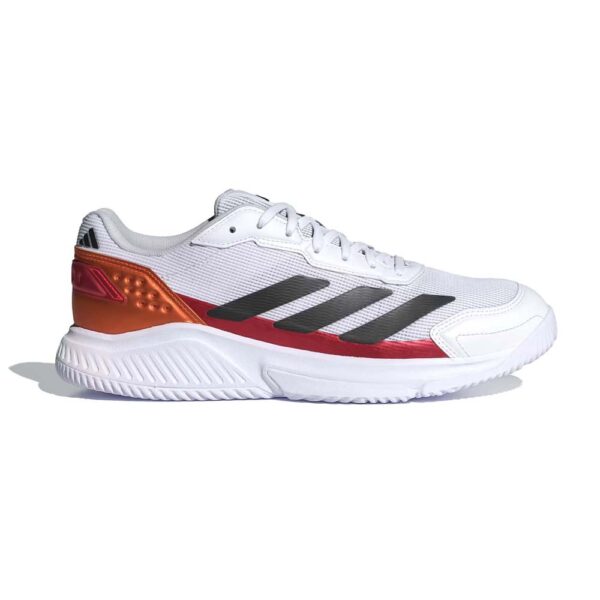 Adidas Mens Courtquick Padel Shoes 2026 (White/Orange)