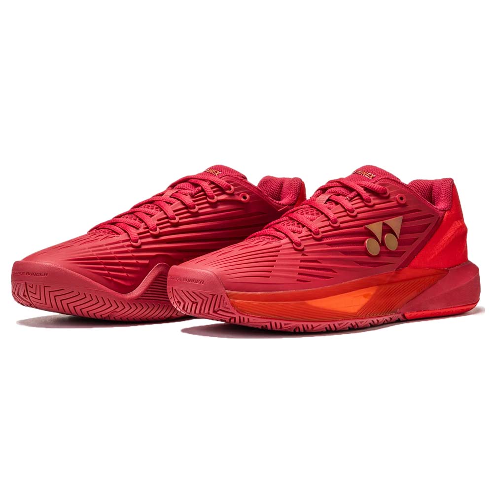 Yonex Mens Power Cushion Eclipsion 5 All-Court Tennis Shoes (Ruby Red) (2026)